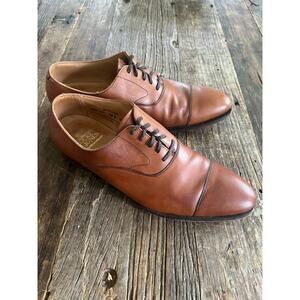 Crockett & Jones Mitcham Oxford Dress Casual Shoes Brown Size 7.5 E JL